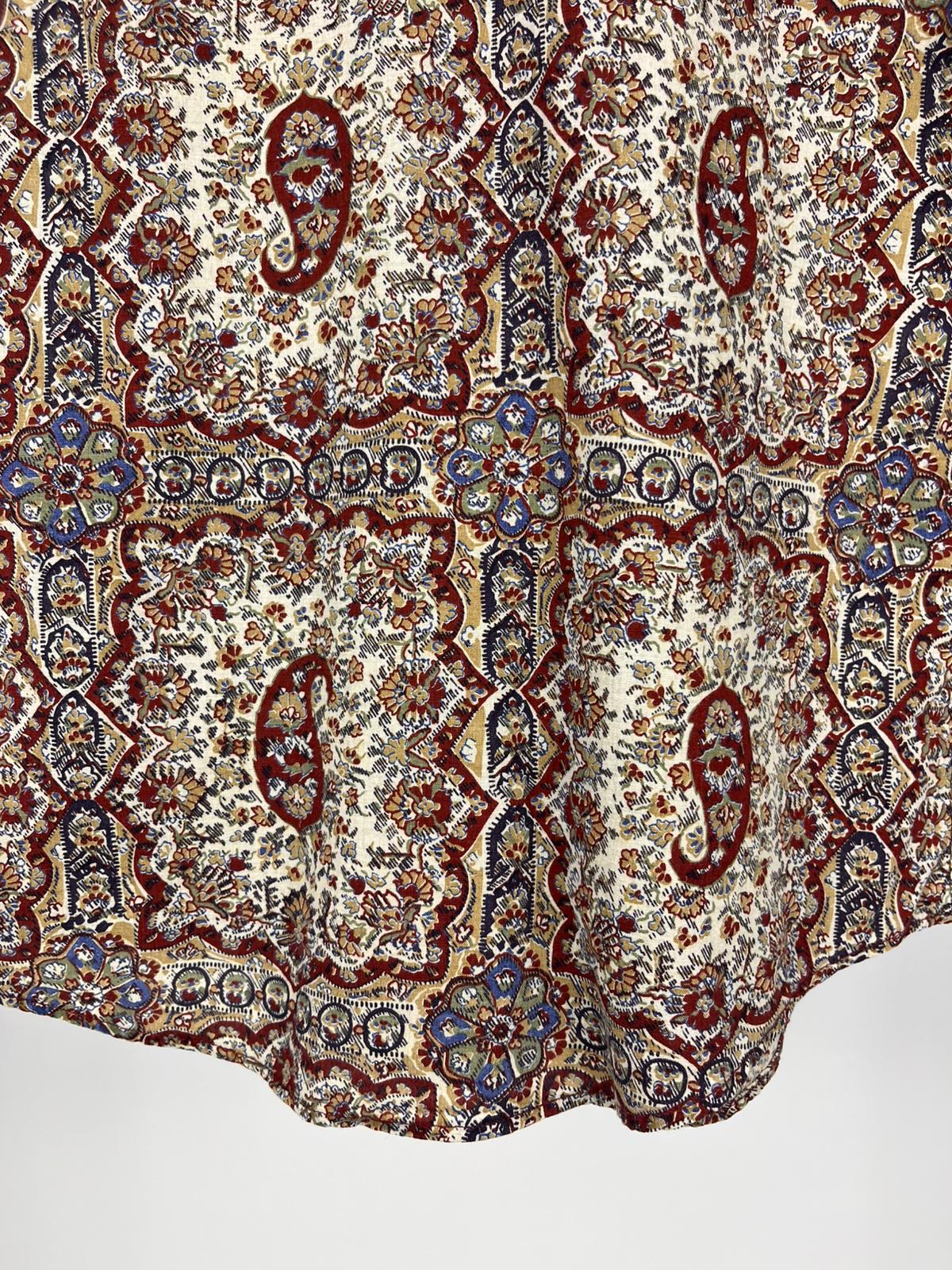 Camicia Fantasia Vintage Paisley in Cotone Anni ’70