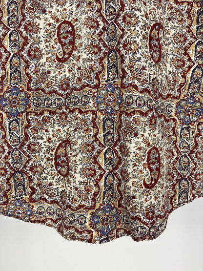 Camicia Fantasia Vintage Paisley in Cotone Anni ’70