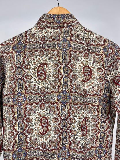 Camicia Fantasia Vintage Paisley in Cotone Anni ’70