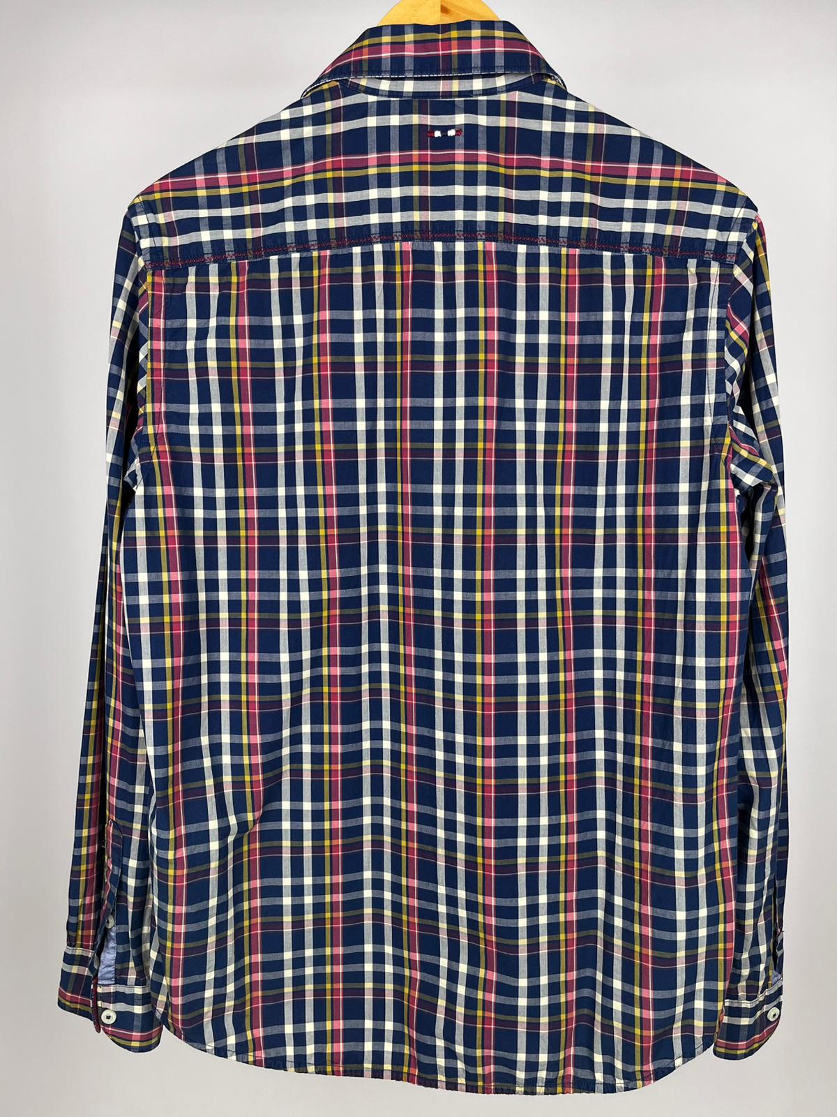 Camicia Napapijri vintage a quadri in cotone tecnico – anni 2000