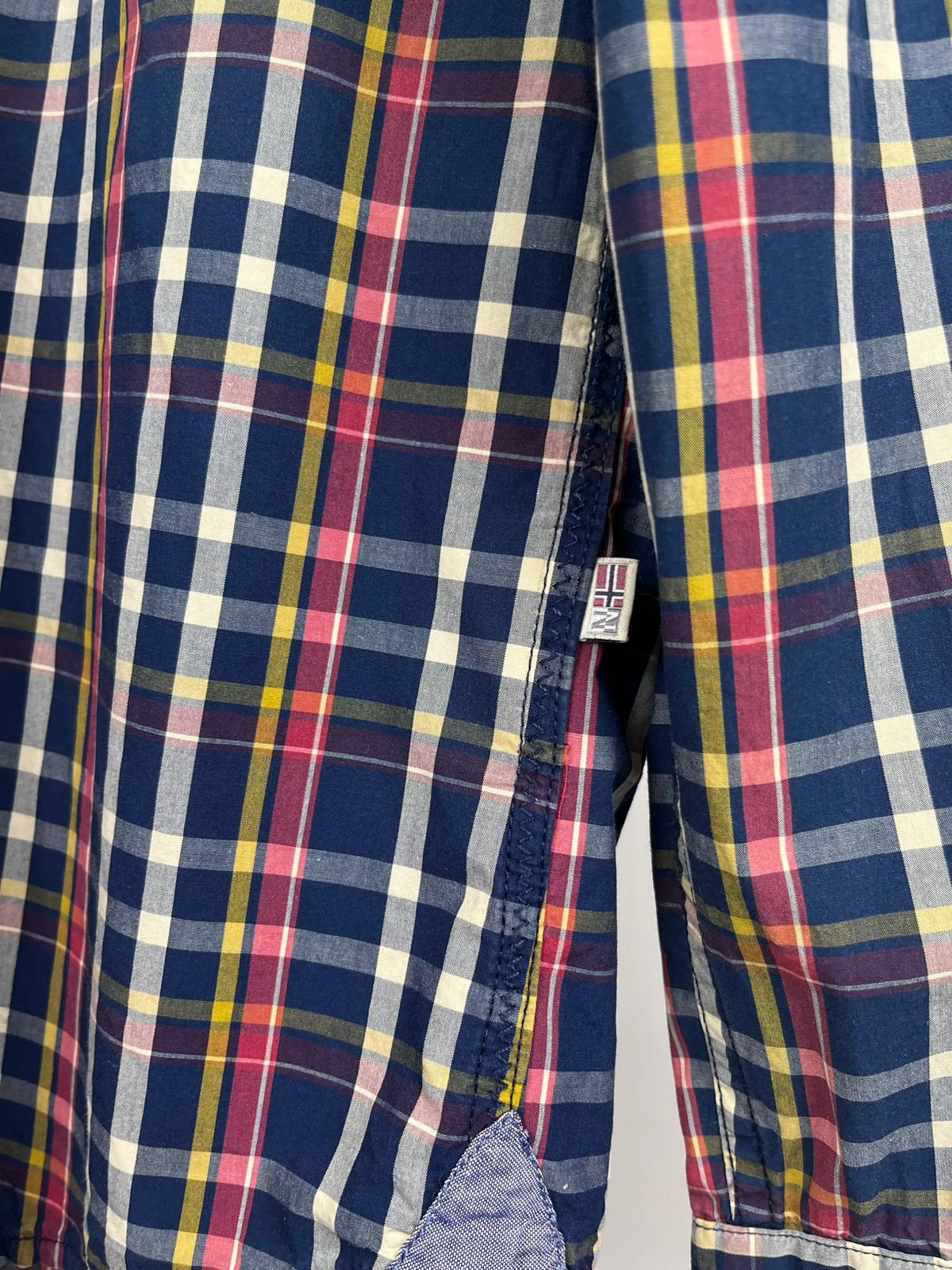 Camicia Napapijri vintage a quadri in cotone tecnico – anni 2000