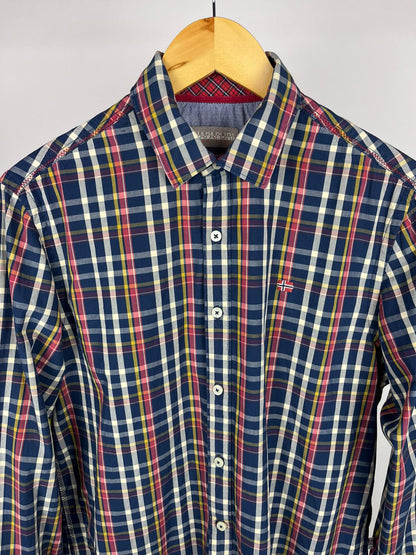 Camicia Napapijri vintage a quadri in cotone tecnico – anni 2000