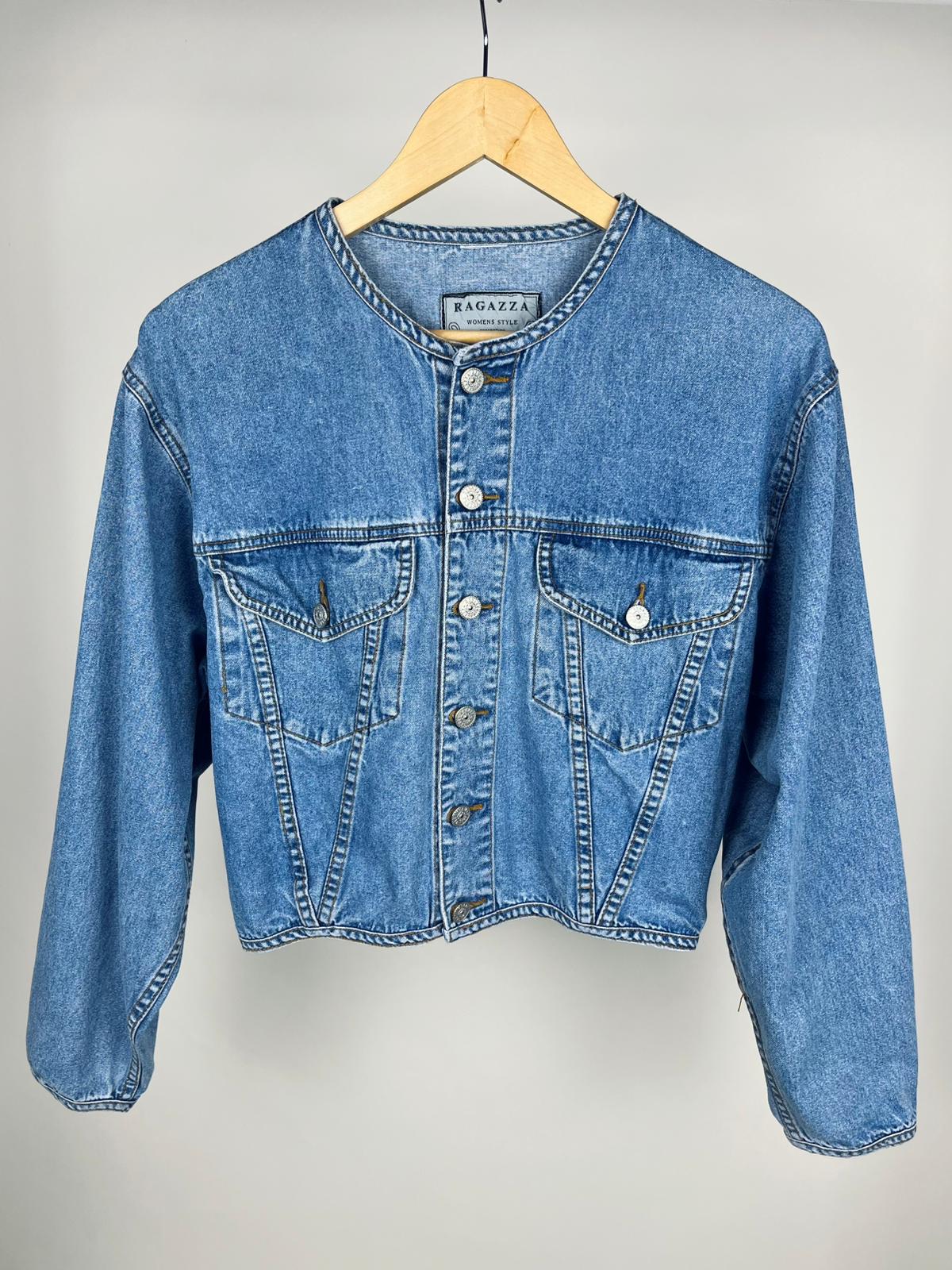 Giacca denim cropped vintage Ragazza anni ’90