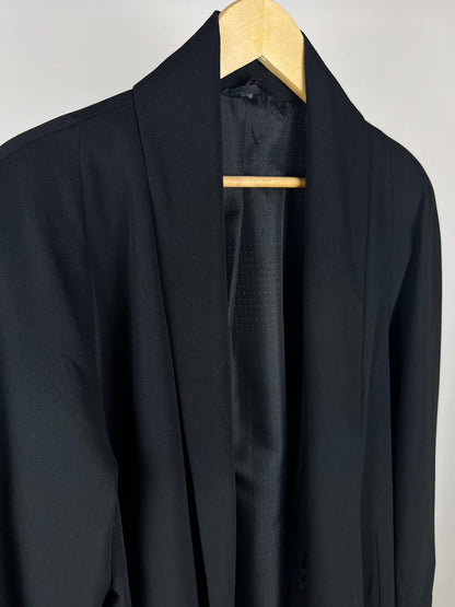 Cappotto leggero vintage Petite Mademoiselle nero anni ’90