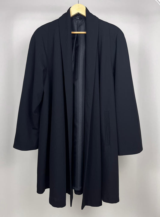 Cappotto leggero vintage Petite Mademoiselle nero anni ’90