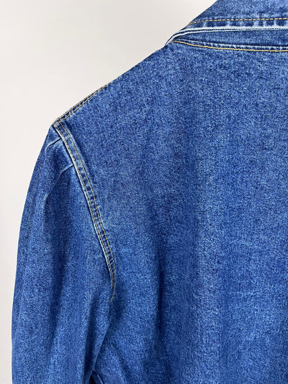 Giacca denim vintage crop anni ’90 stile blazer