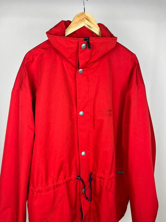 Giacca Tecnica Aesse Gore-Tex Vintage Anni ‘90 Con Cappuccio Rosso