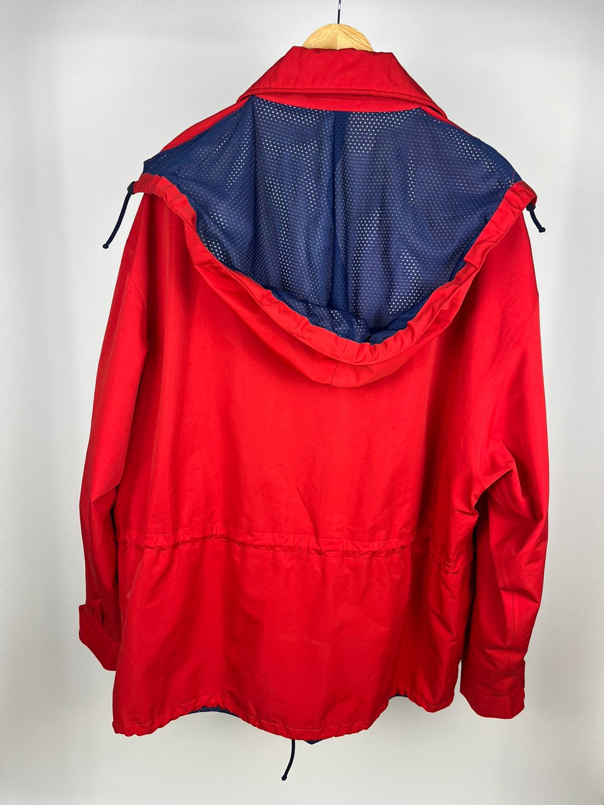 Giacca Tecnica Aesse Gore-Tex Vintage Anni ‘90 Con Cappuccio Rosso