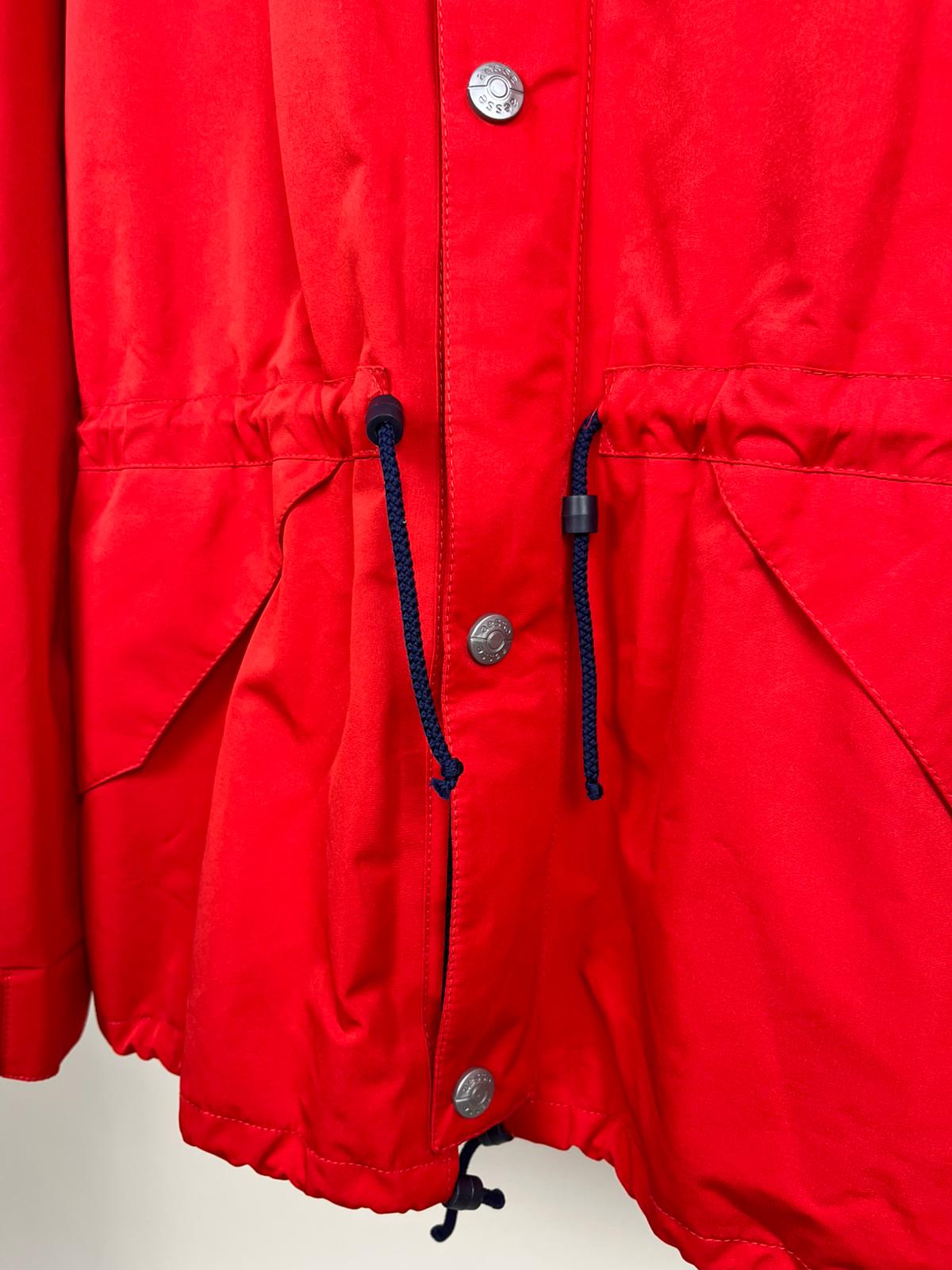 Giacca Tecnica Aesse Gore-Tex Vintage Anni ‘90 Con Cappuccio Rosso