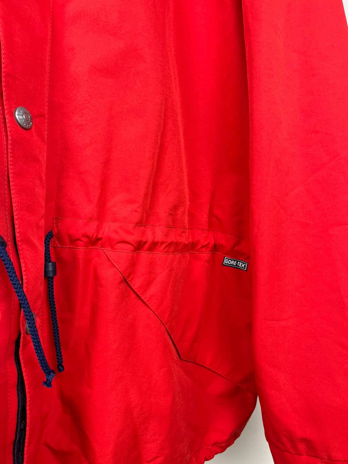 Giacca Tecnica Aesse Gore-Tex Vintage Anni ‘90 Con Cappuccio Rosso