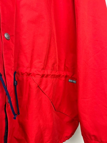 Giacca Tecnica Aesse Gore-Tex Vintage Anni ‘90 Con Cappuccio Rosso