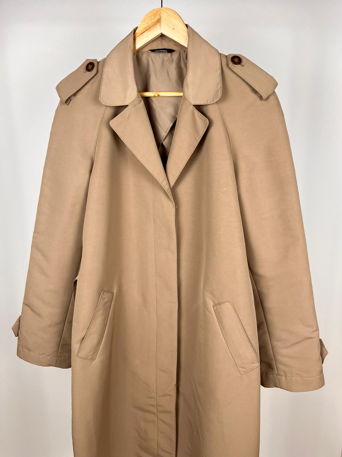 Trench vintage Stefanel beige impermeabile - primi 2000