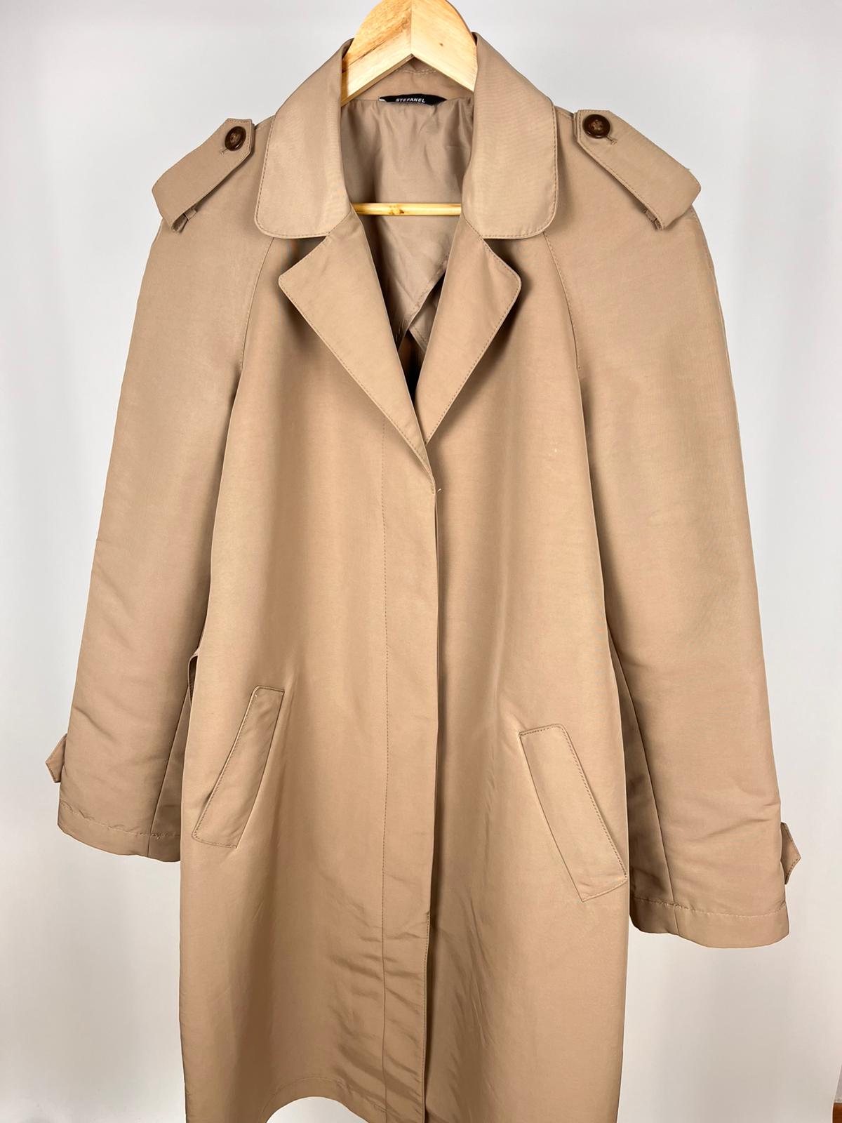 Trench vintage Stefanel beige impermeabile - primi 2000