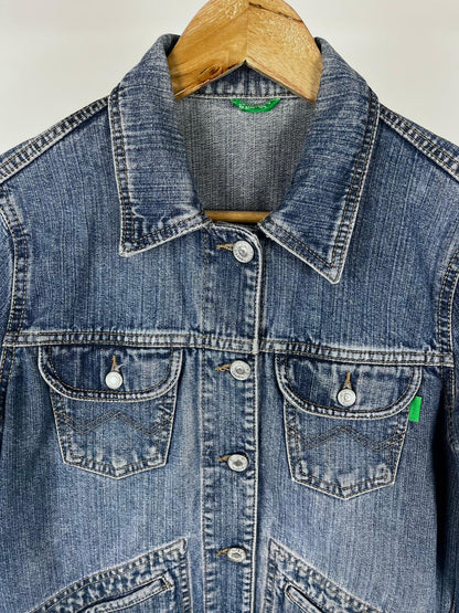 Giacca denim Benetton vintage anni ’90 lavaggio medio