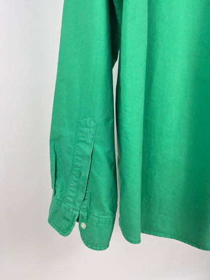 Camicia Ralph Lauren Vintage Verde Cotone Classic Fit | Taglia XL