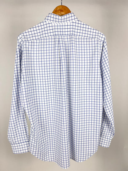 Camicia Ralph Lauren Vintage Classic Fit Quadri Blu Bianco Cotone | Taglia M