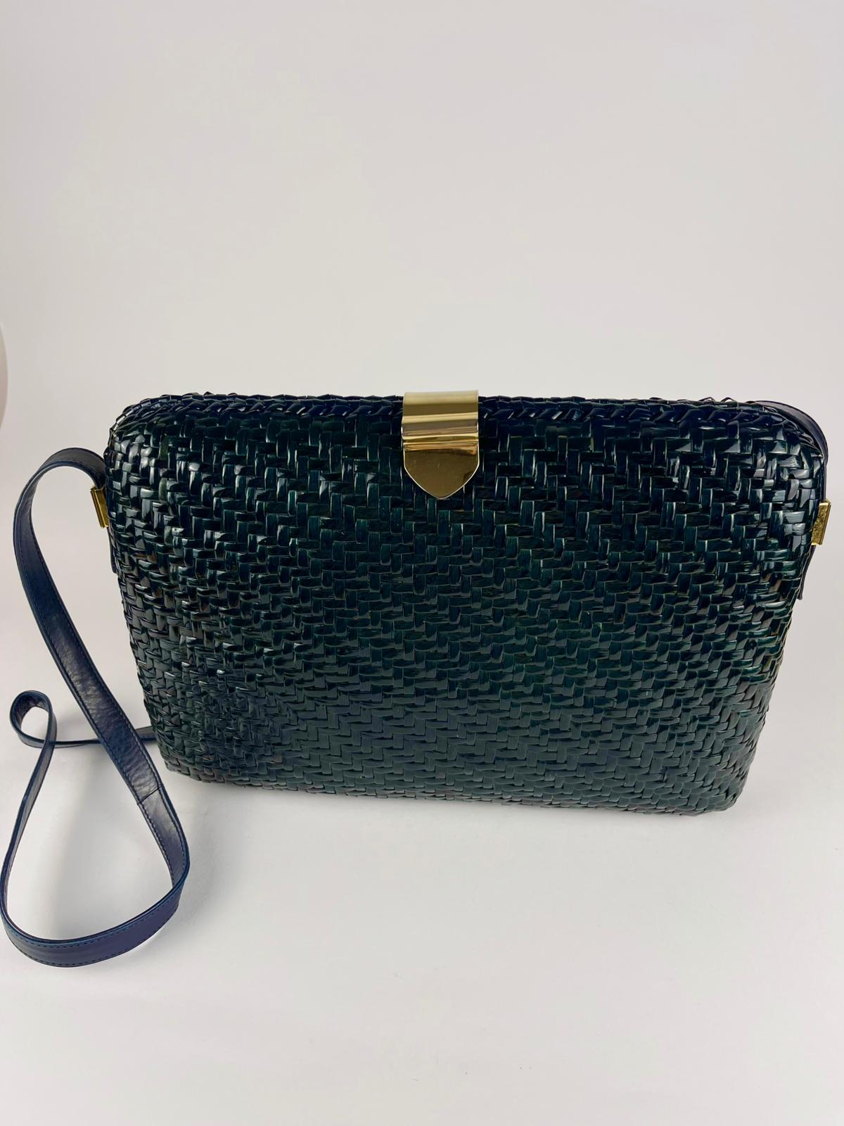 Borsa Rodo in midollino anni '70