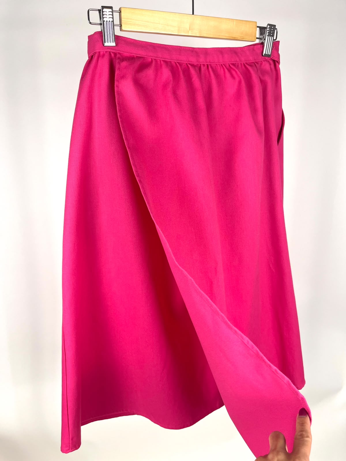 Gonna Portafoglio Vintage Fucsia Made in USA – Anni '80