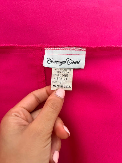 Gonna Portafoglio Vintage Fucsia Made in USA – Anni '80
