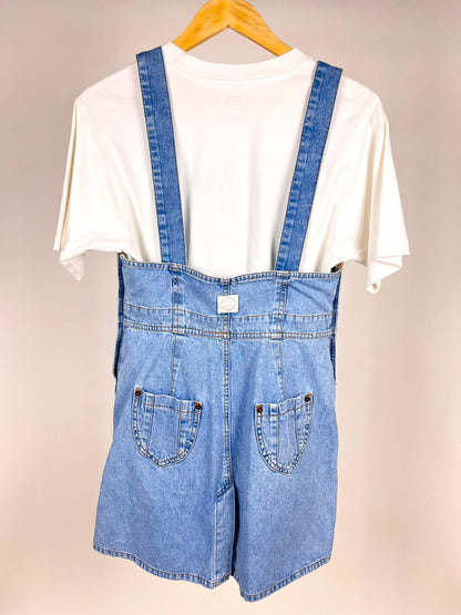 Salopette Gonna Vintage PHARD in Denim Chiaro – Jeans Anni ’90/2000