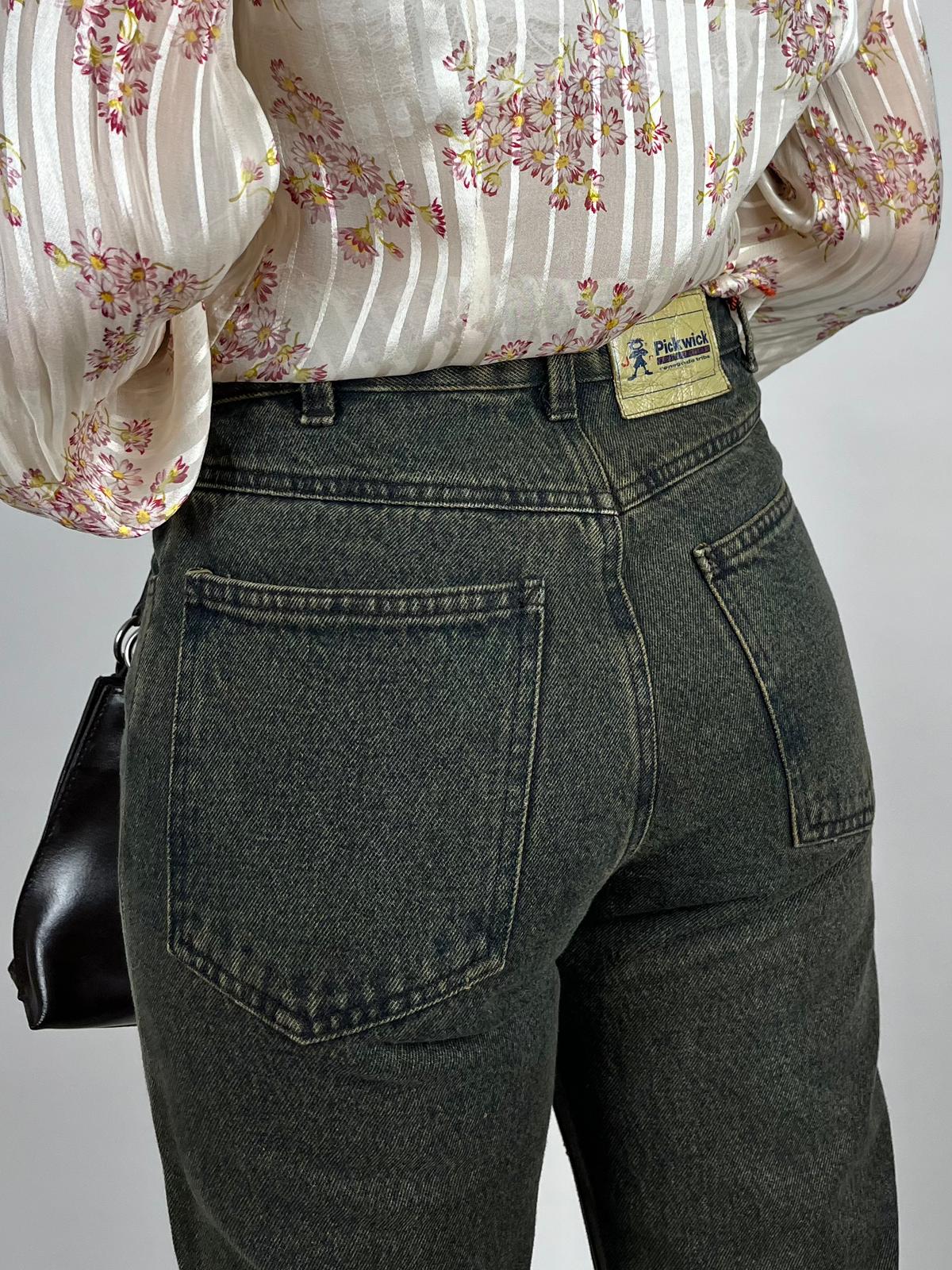 Jeans vintage Pickwick Renegade Tribe anni '90 effetto sabbia