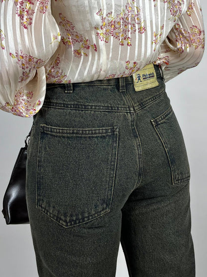 Jeans vintage Pickwick Renegade Tribe anni '90 effetto sabbia