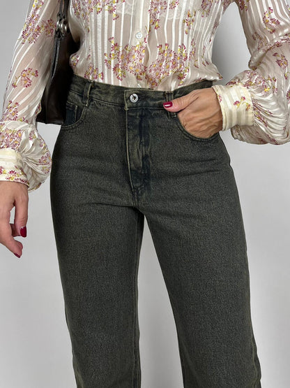 Jeans vintage Pickwick Renegade Tribe anni '90 effetto sabbia