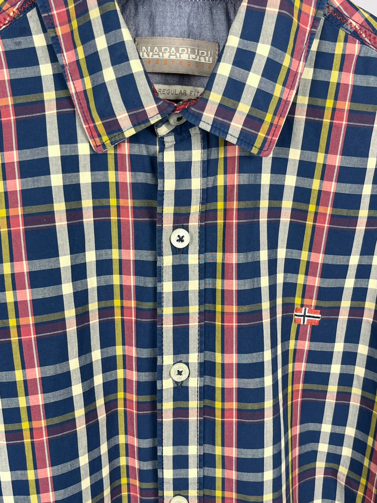 Camicia Crop in Cotone Napapijri con Scrunchie Coordinato