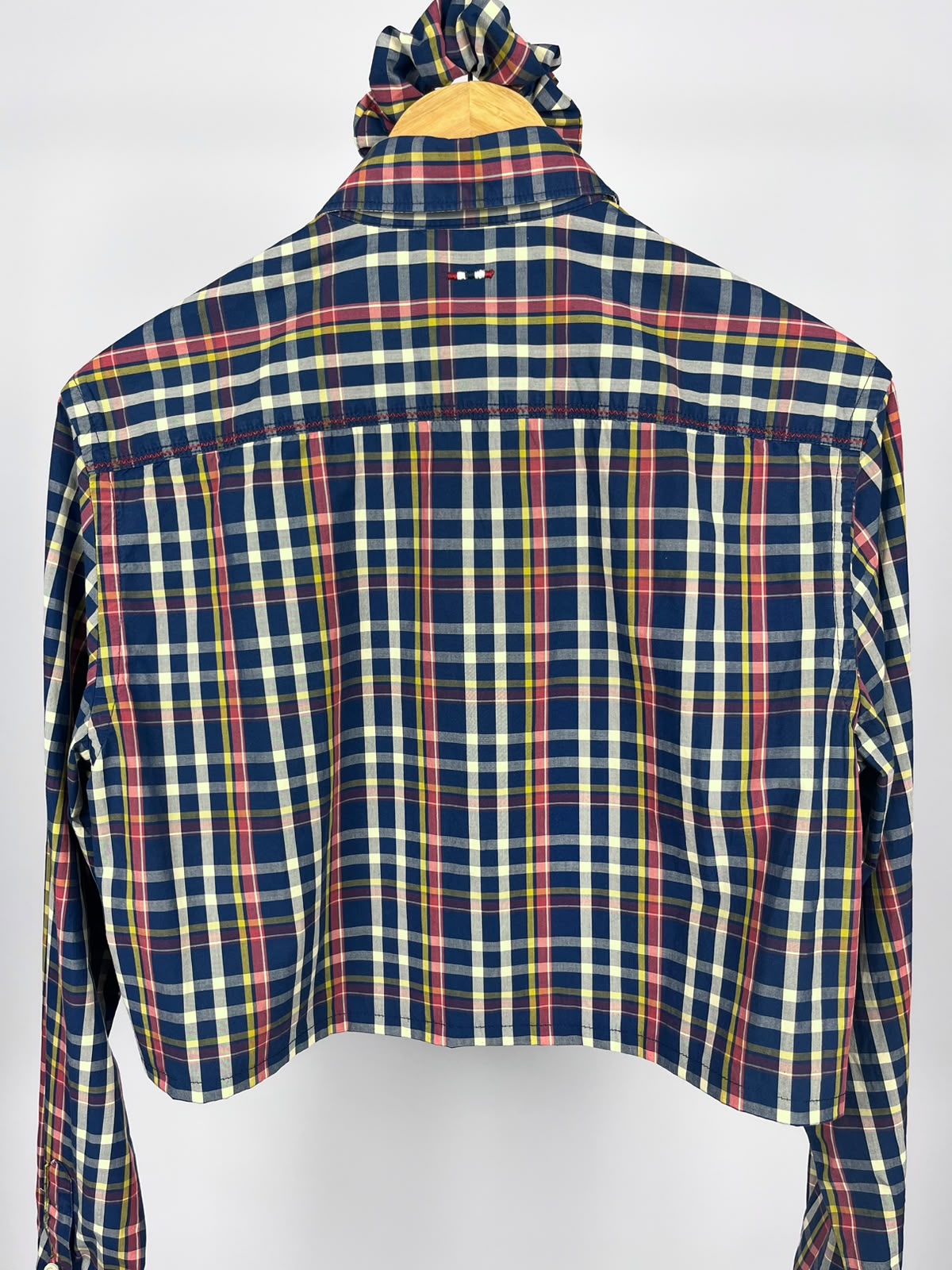 Camicia Crop in Cotone Napapijri con Scrunchie Coordinato