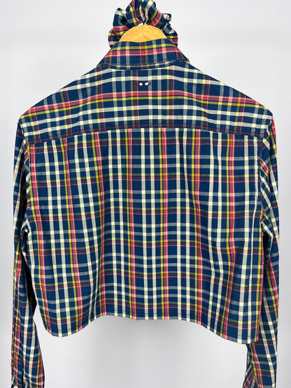 Camicia Crop in Cotone Napapijri con Scrunchie Coordinato