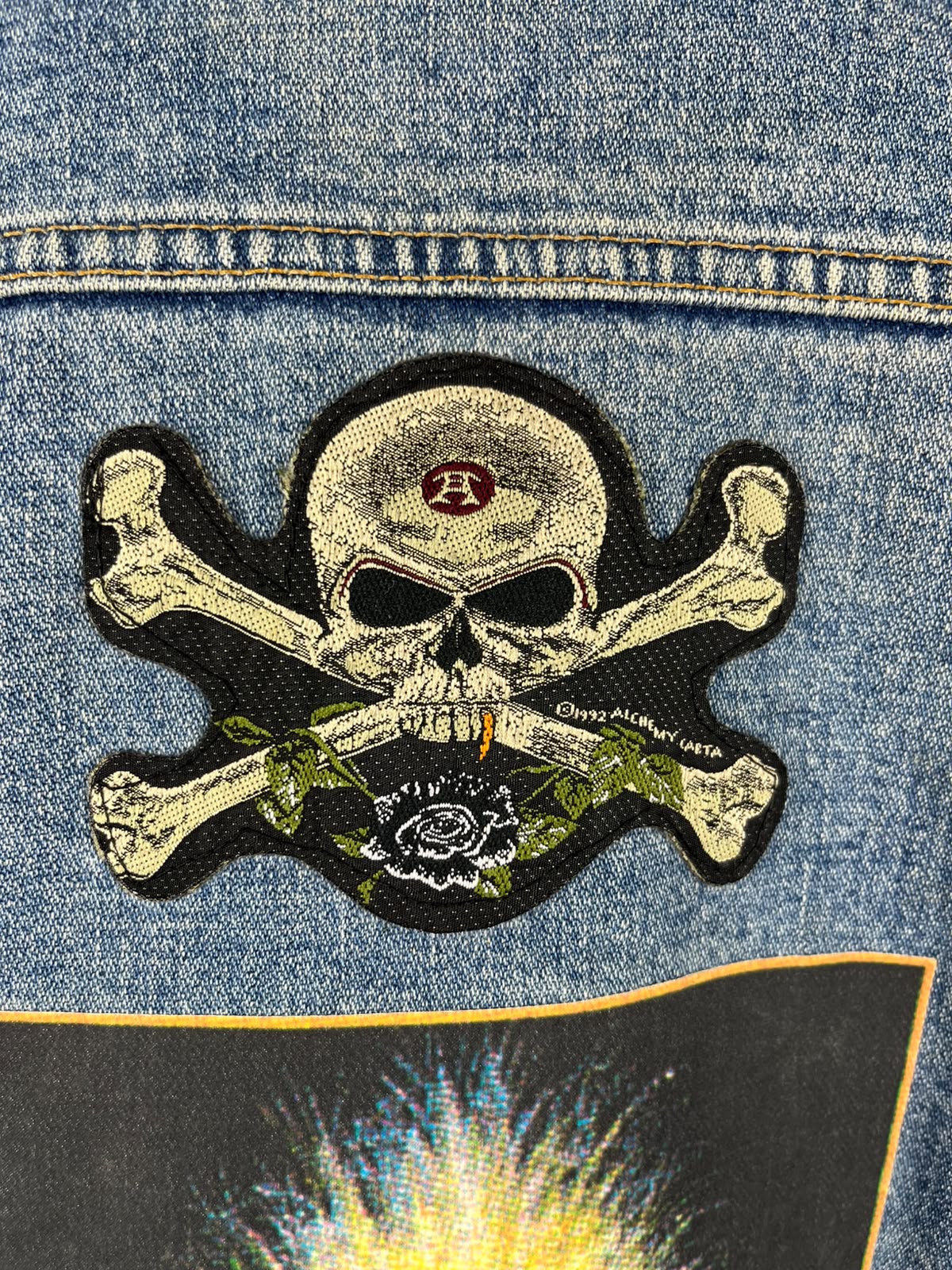 Vintage Wrangler Battle Jacket – Iron Maiden & Heavy Metal Patches '90