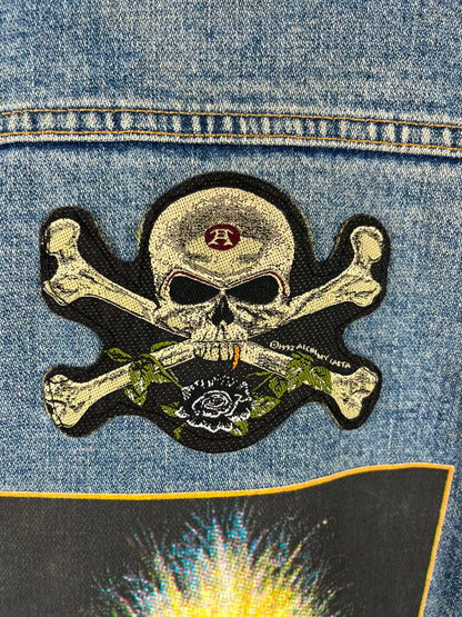 Vintage Wrangler Battle Jacket – Iron Maiden & Heavy Metal Patches '90
