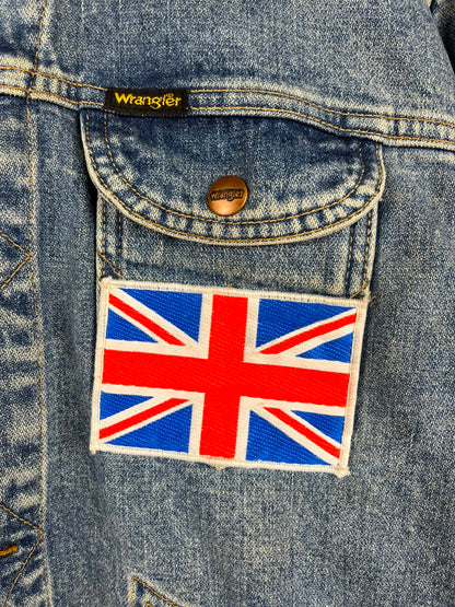 Vintage Wrangler Battle Jacket – Iron Maiden & Heavy Metal Patches '90
