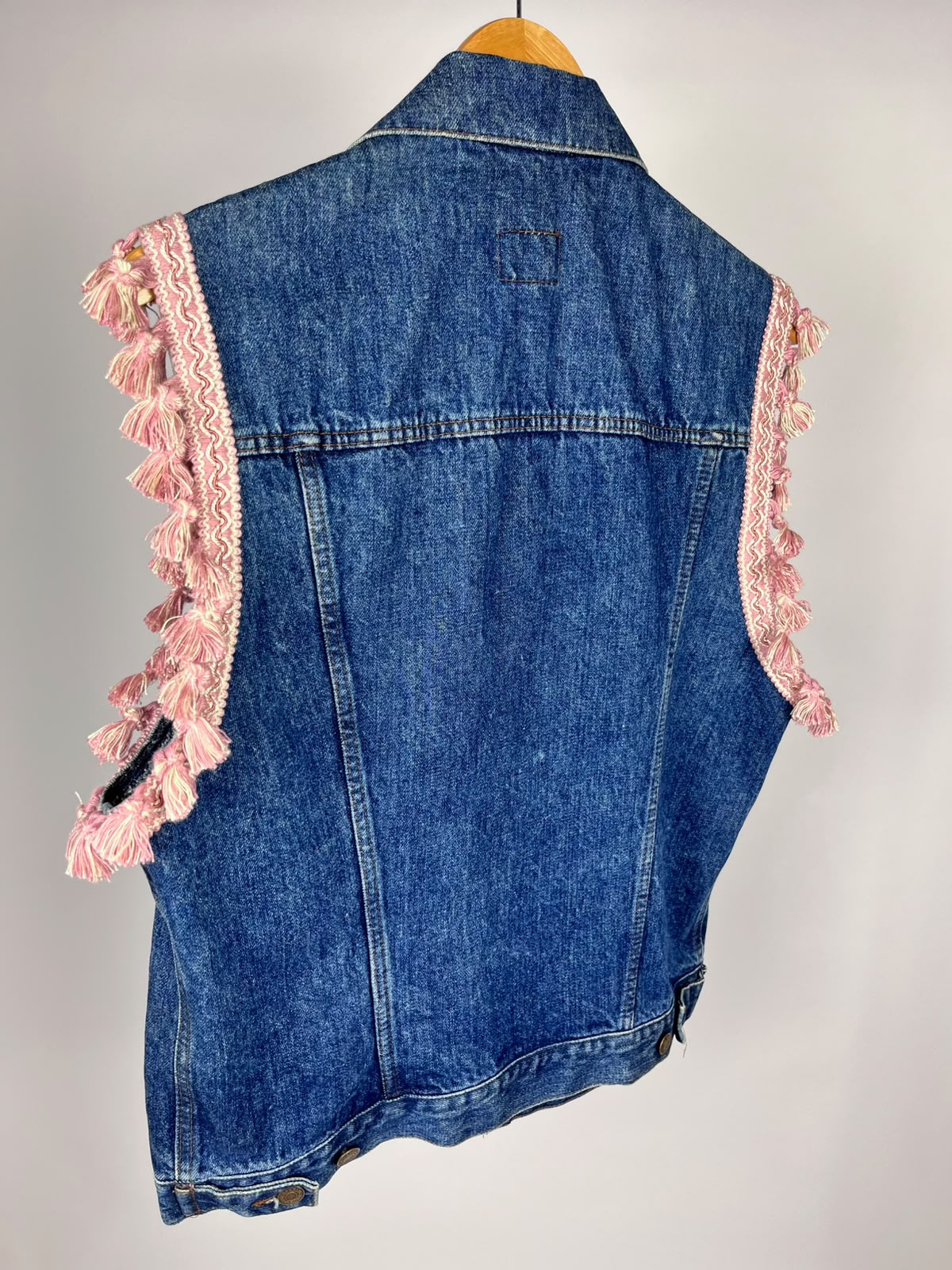 Gilet Carrera Vintage Custom – Denim Anni ’80