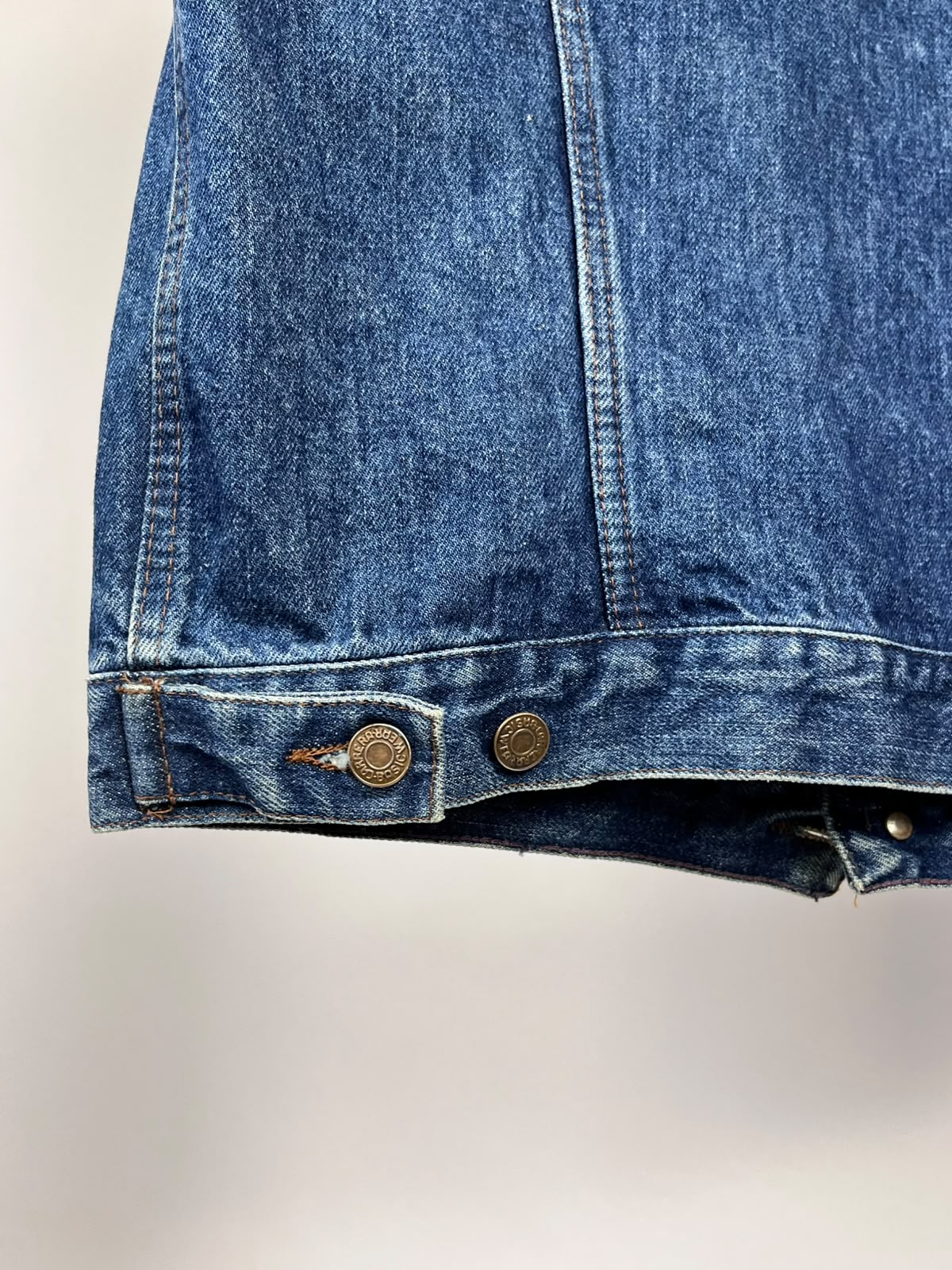 Gilet Carrera Vintage Custom – Denim Anni ’80