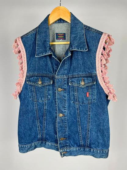 Gilet Carrera Vintage Custom – Denim Anni ’80
