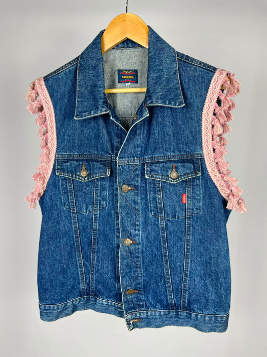 Gilet Carrera Vintage Custom – Denim Anni ’80