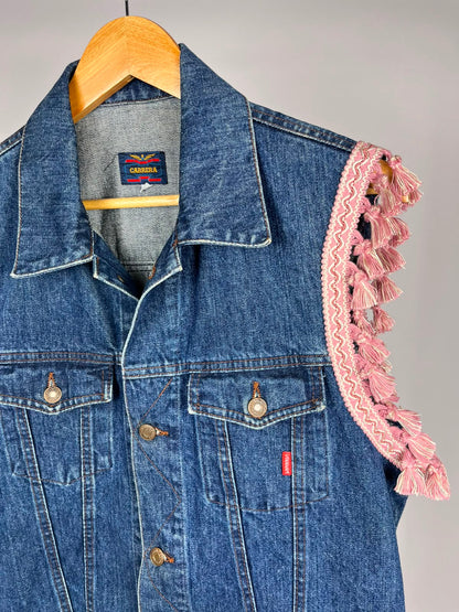Gilet Carrera Vintage Custom – Denim Anni ’80