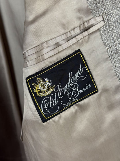 Blazer Vintage Burberry London in Lana – Personalizzato con Frange Marroni
