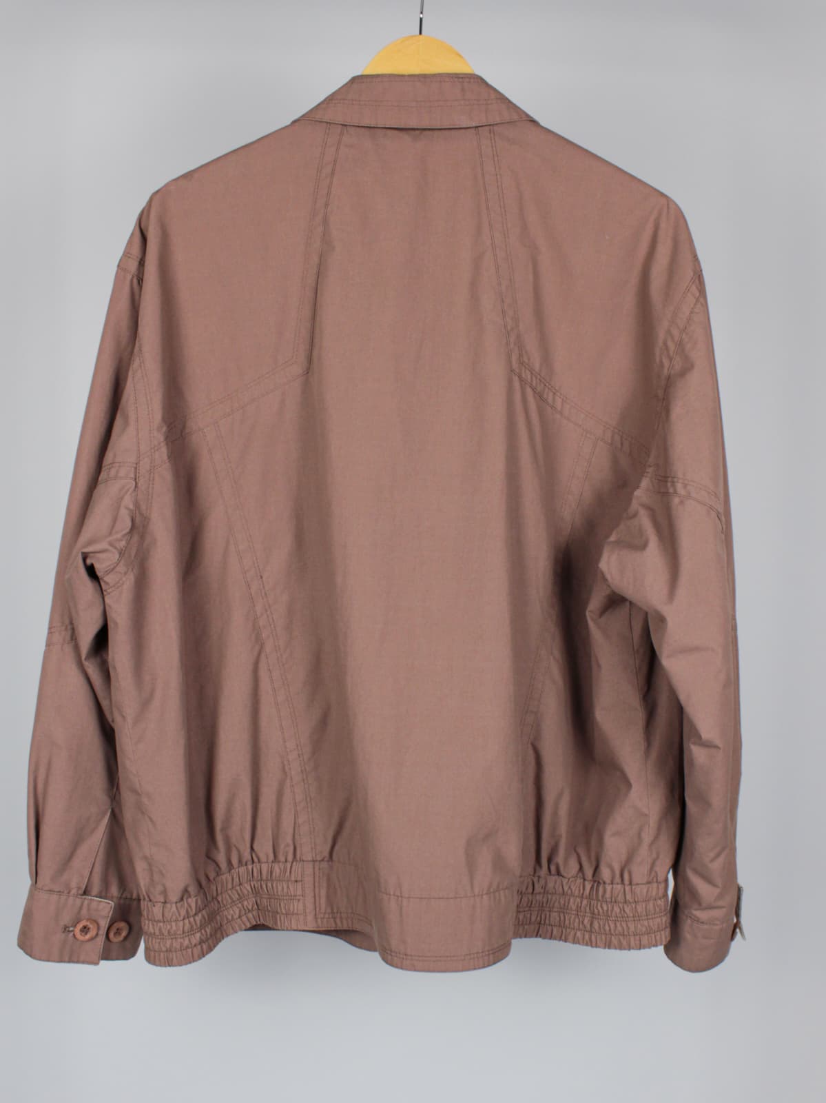 Giacca Vintage Rispo De Luxe Uomo – Anni '80 – Rosa Antico con Dettagli Panna