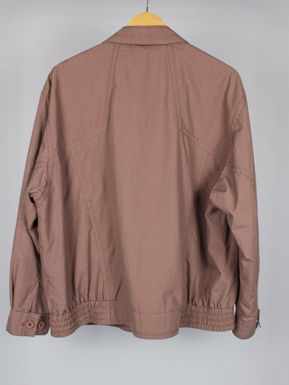 Giacca Vintage Rispo De Luxe Uomo – Anni '80 – Rosa Antico con Dettagli Panna