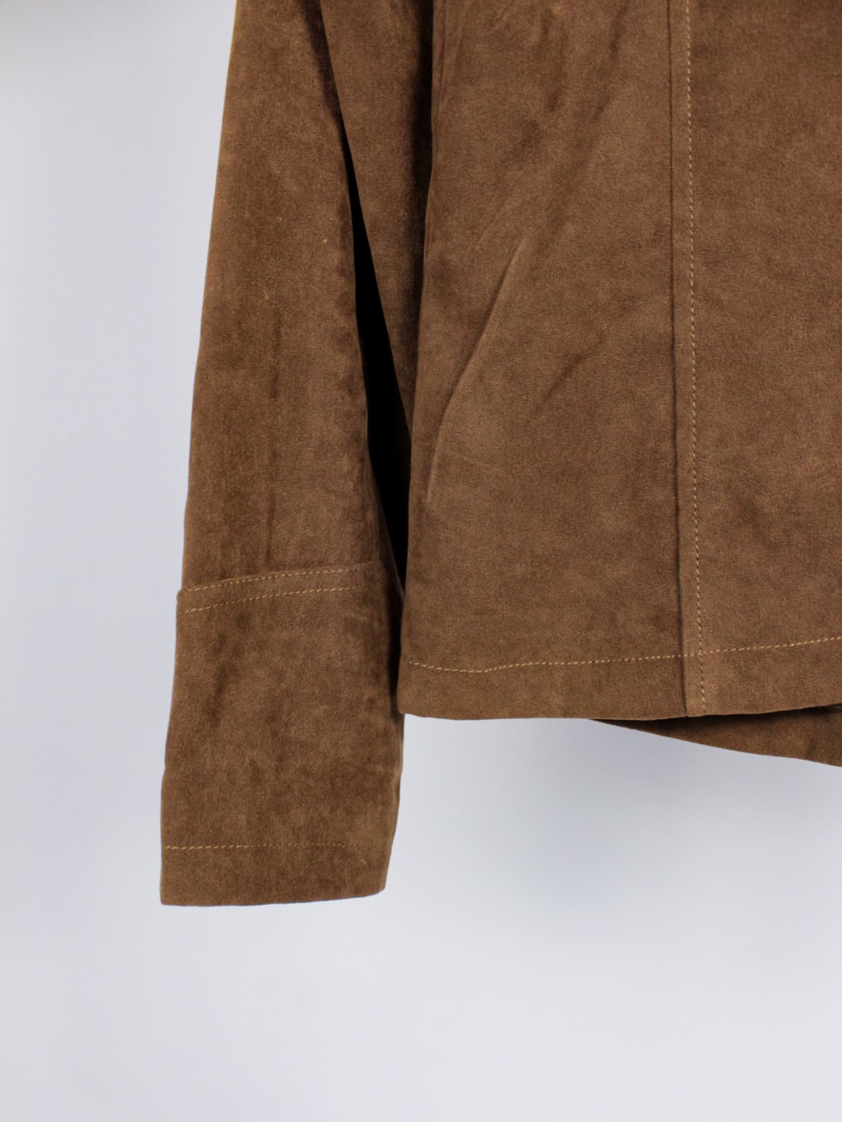 Giacca Vintage Biaggini Effetto Scamosciato – Marrone