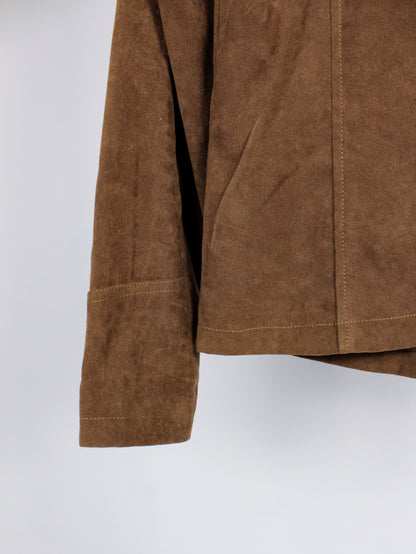 Giacca Vintage Biaggini Effetto Scamosciato – Marrone