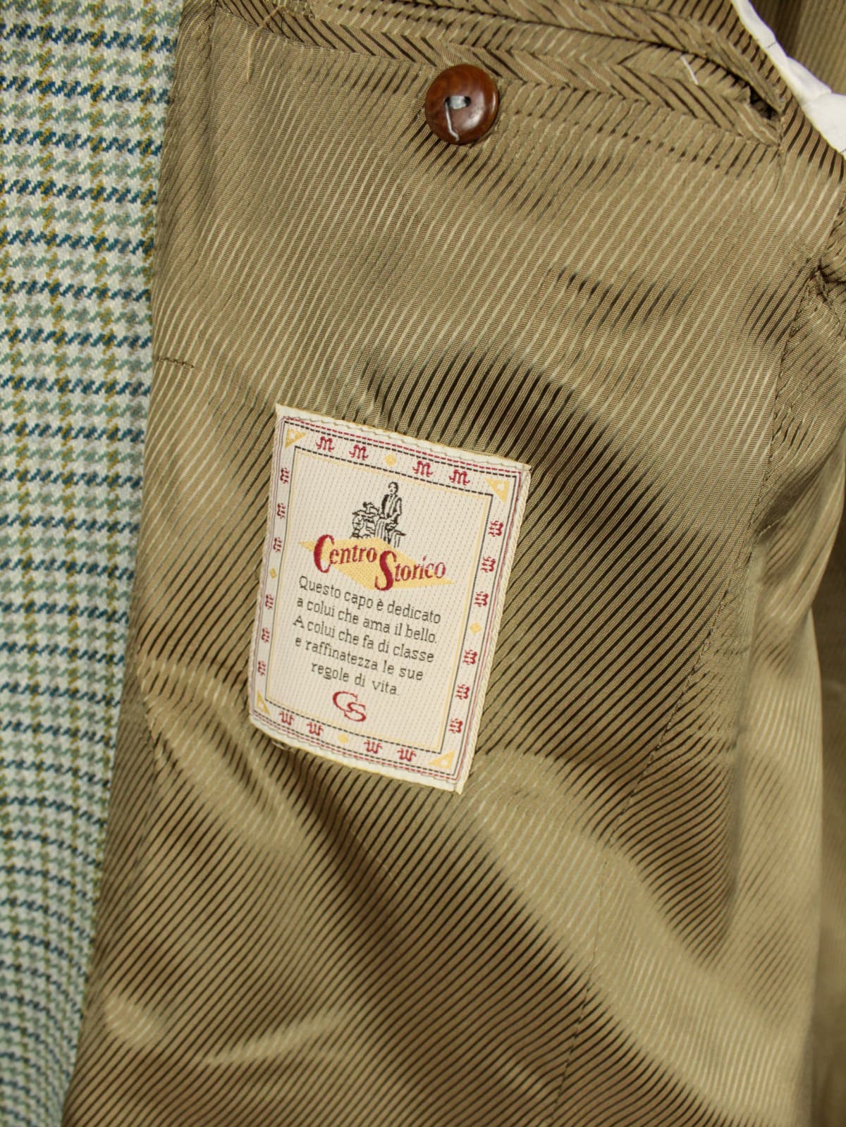 Giacca Vintage in 100% Lana Vergine – Made in Italy | Pied de Poule