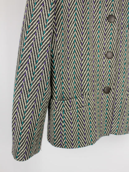 Giacca Vintage in Pura Lana Vergine Made in Italy – Anni '80/'90
