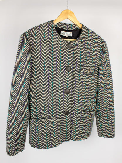 Giacca Vintage in Pura Lana Vergine Made in Italy – Anni '80/'90