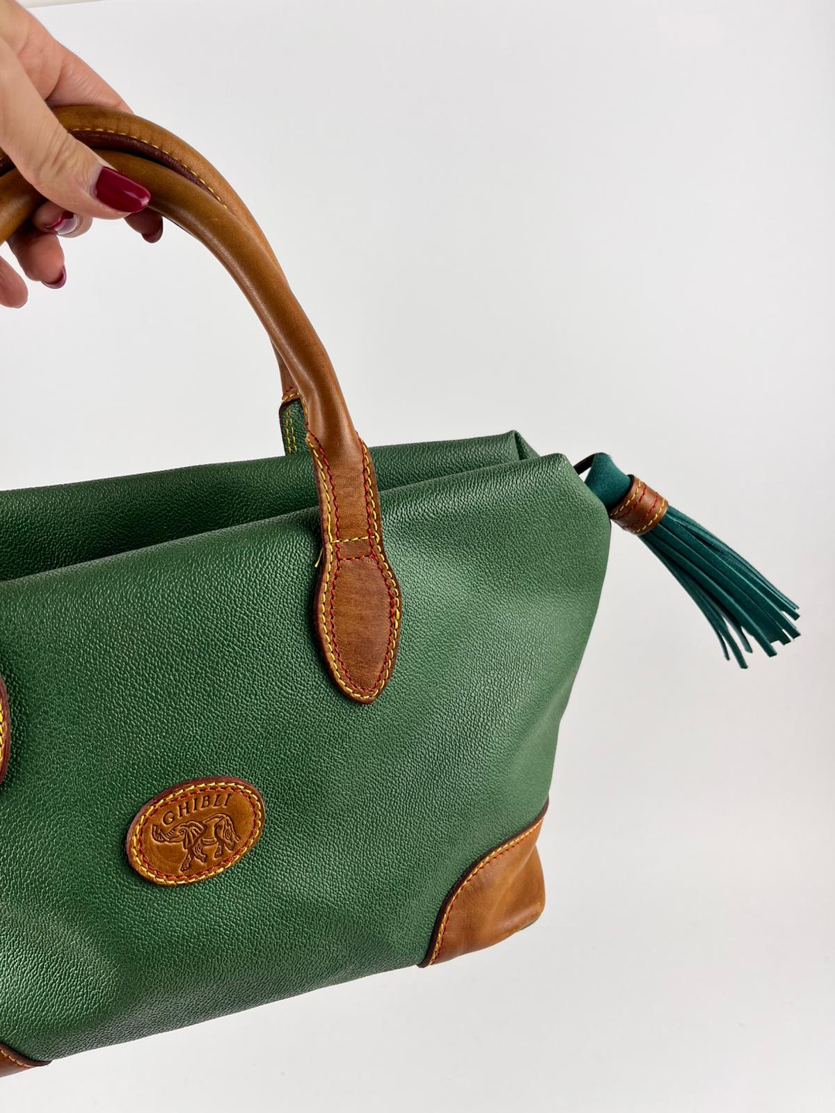 Borsa vintage in pelle Ghibli – Made in Italy