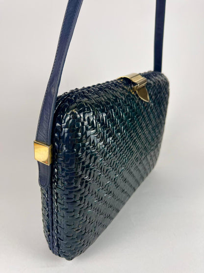 Borsa Rodo in midollino anni '70