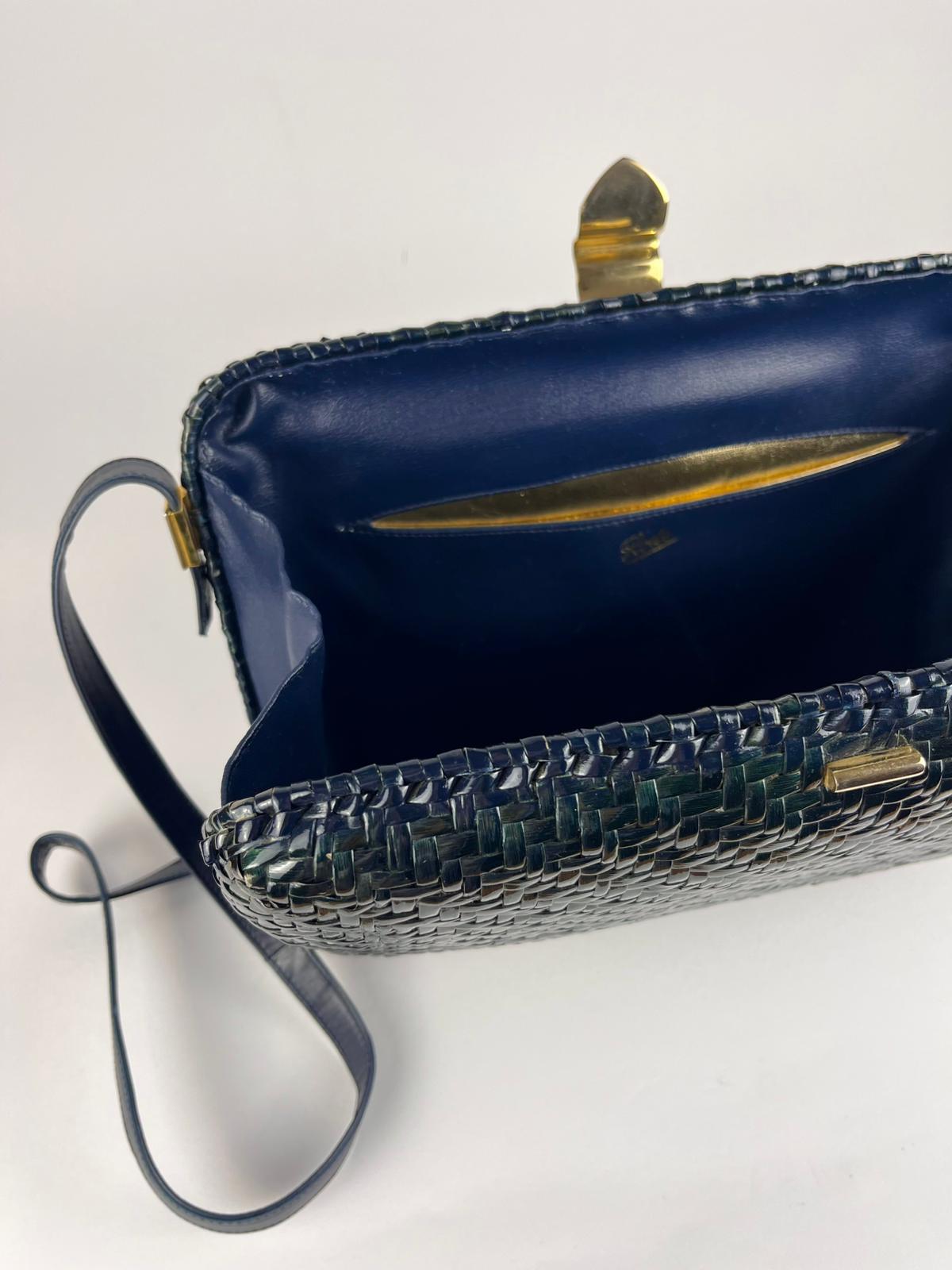 Borsa Rodo in midollino anni '70