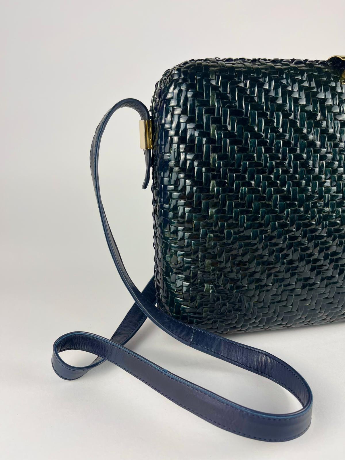 Borsa Rodo in midollino anni '70